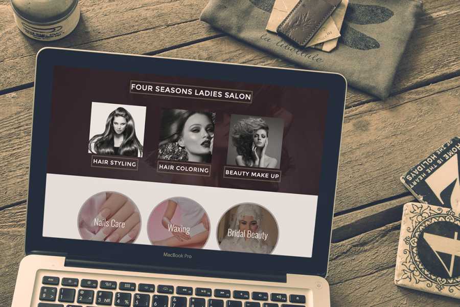 تصميم موقع FOUR SEASONS LADIES SALON 16